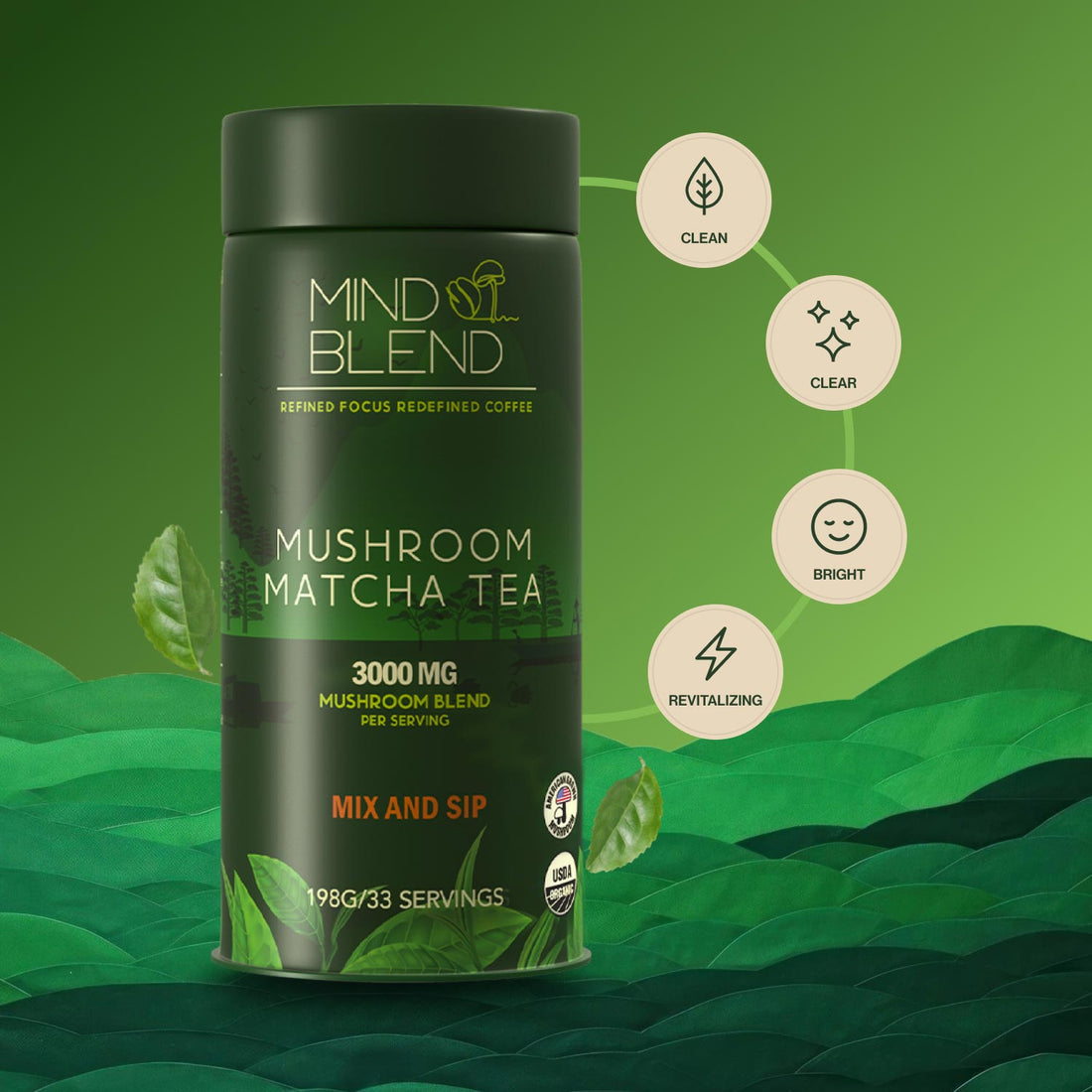 Adaptogenic Mushroom Matcha