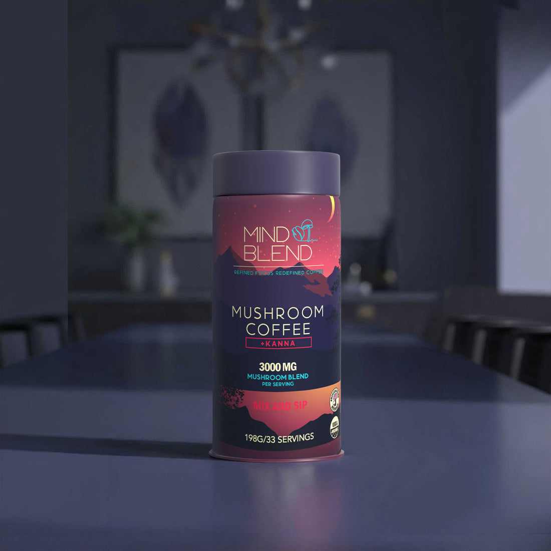 Mushroom coffee with Lion’s Mane and B vitamins