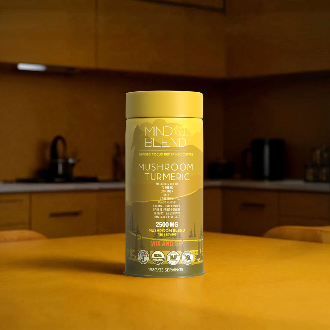 Adaptogenic Coffee with Turmeric