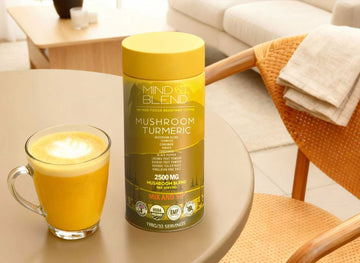 Mushroom tea with functional mushrooms