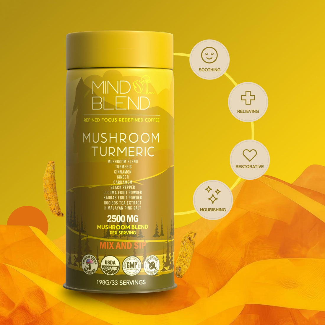 Adaptogenic Coffee with Turmeric